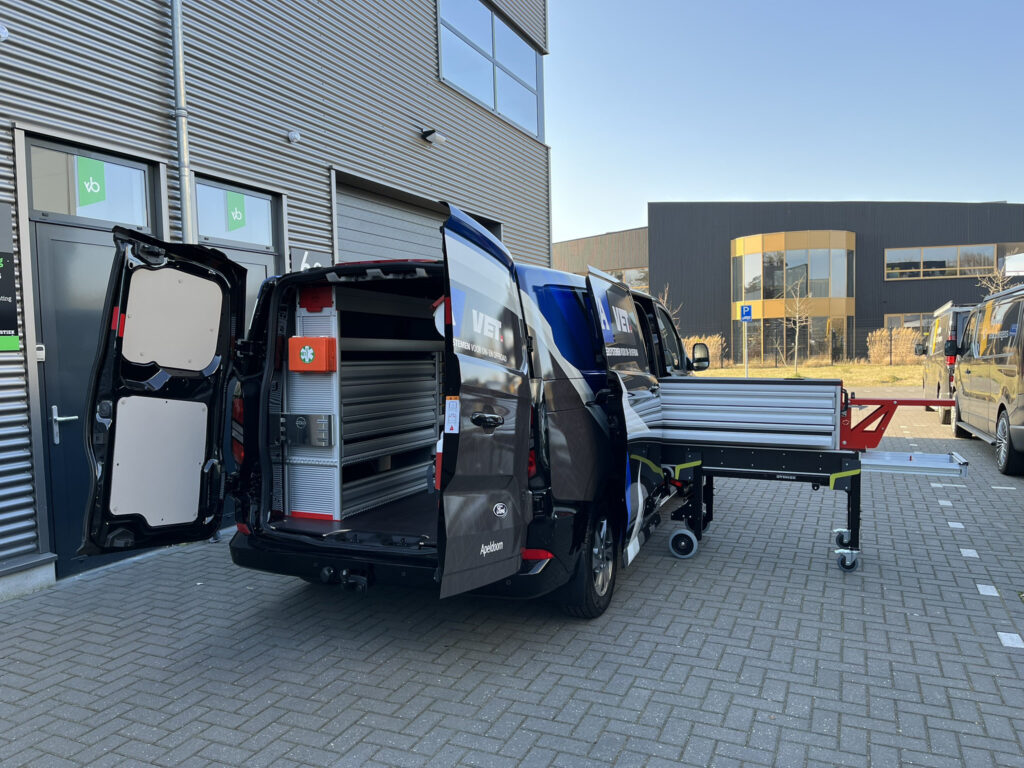 Werkbus Rek Werkbus inrichting ideeën | Slimme opties voor de vakman