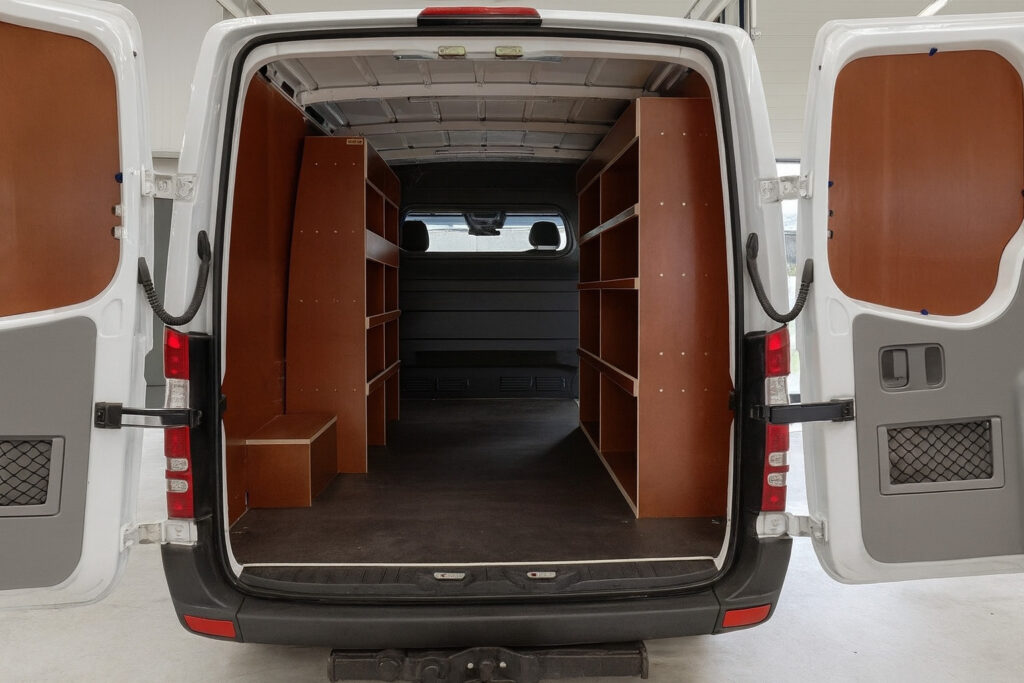 Werkbus Rek Werkbus inrichting ideeën | Slimme opties voor de vakman